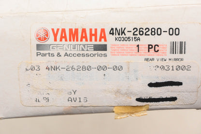 New OEM Yamaha 4NK-26280-00-00 Chrome Lefthand Side Mirror Assembly NOS