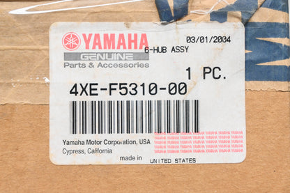 New OEM Yamaha 4XE-F5310-00-00 Rear Brake Drum Hub NOS