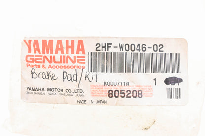 New OEM Yamaha 2HF-W0046-02-00 Brake Pad Kit NOS