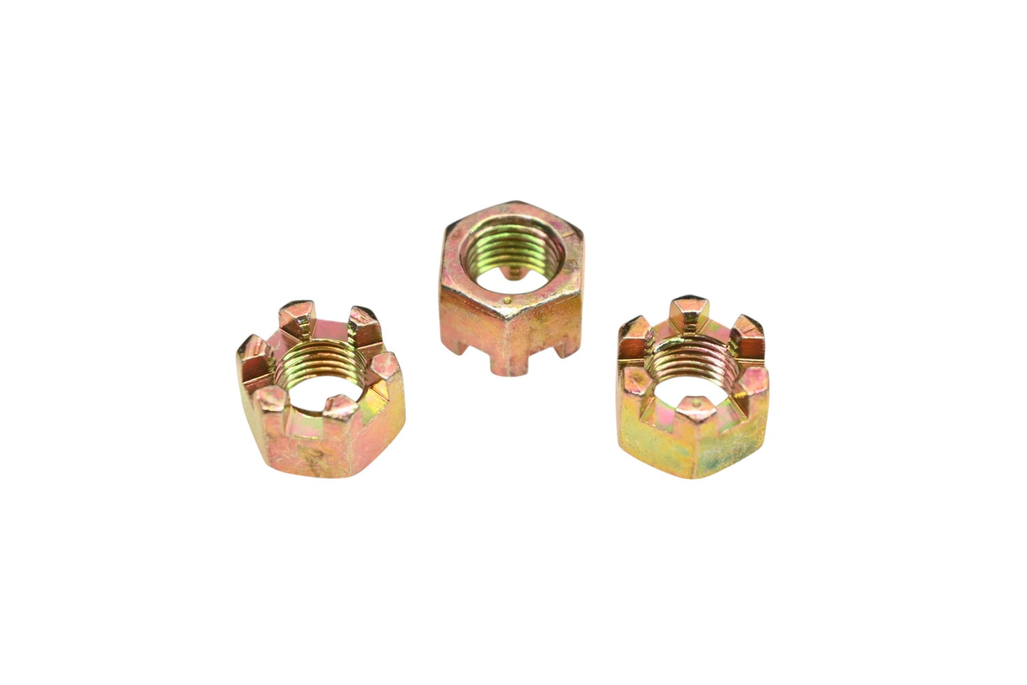 New OEM Polaris 7542438 Castle Nuts Qty 3 NOS