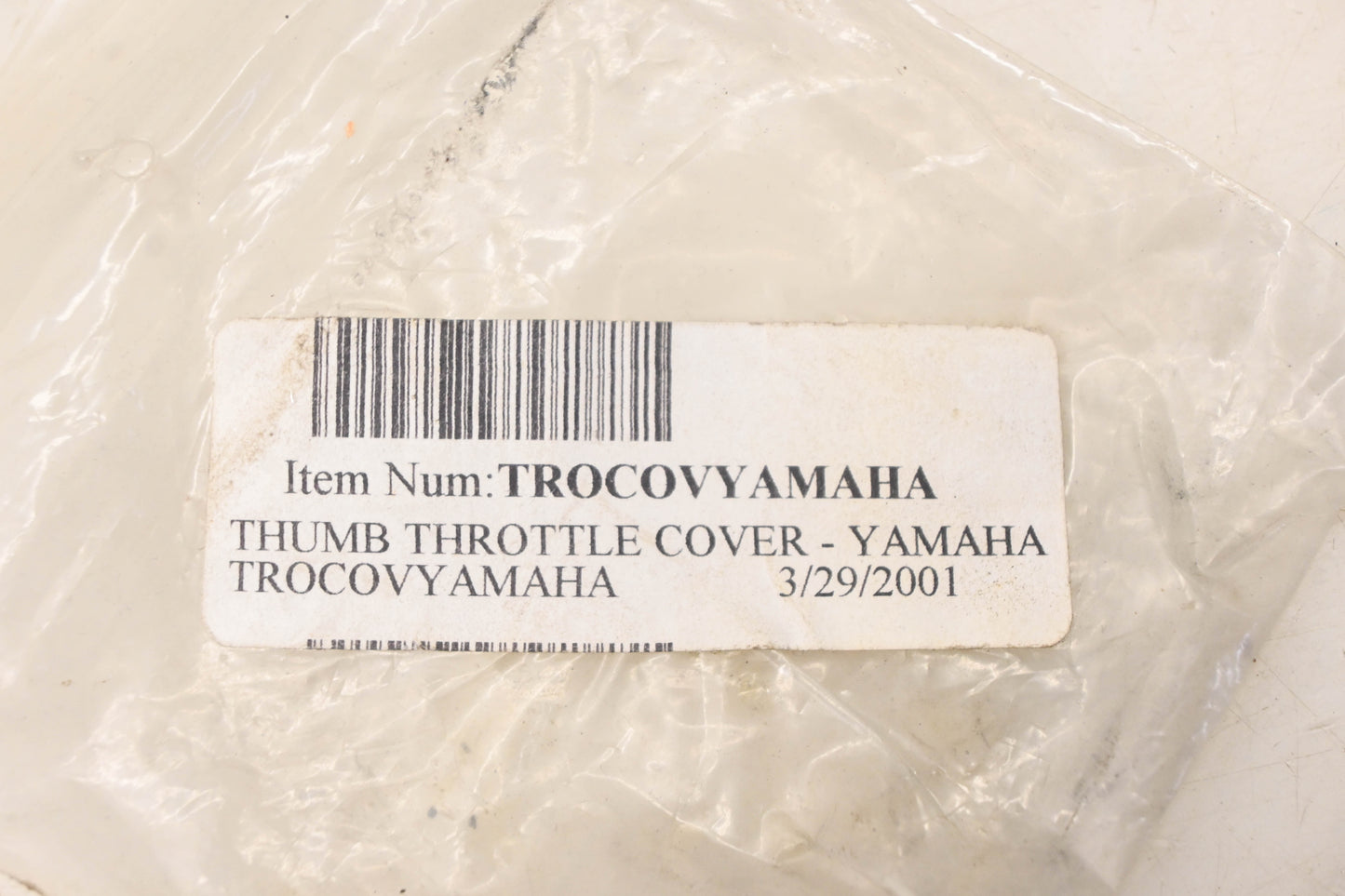 New OEM Yamaha TRO-COVYA-MA-HA, TROCOVYAMAHA Team High Lifter Thumb Throttle Cover Kit NOS
