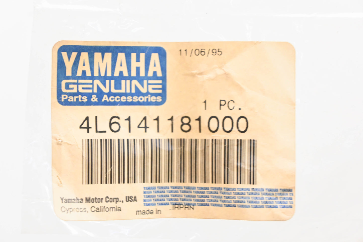 New OEM Yamaha 4L6-14118-10-00 Carburetor Plugs Qty 3 NOS