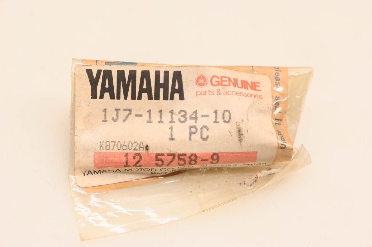 New OEM Yamaha 1J7-11134-10-00 Exhaust Valve Guide NOS