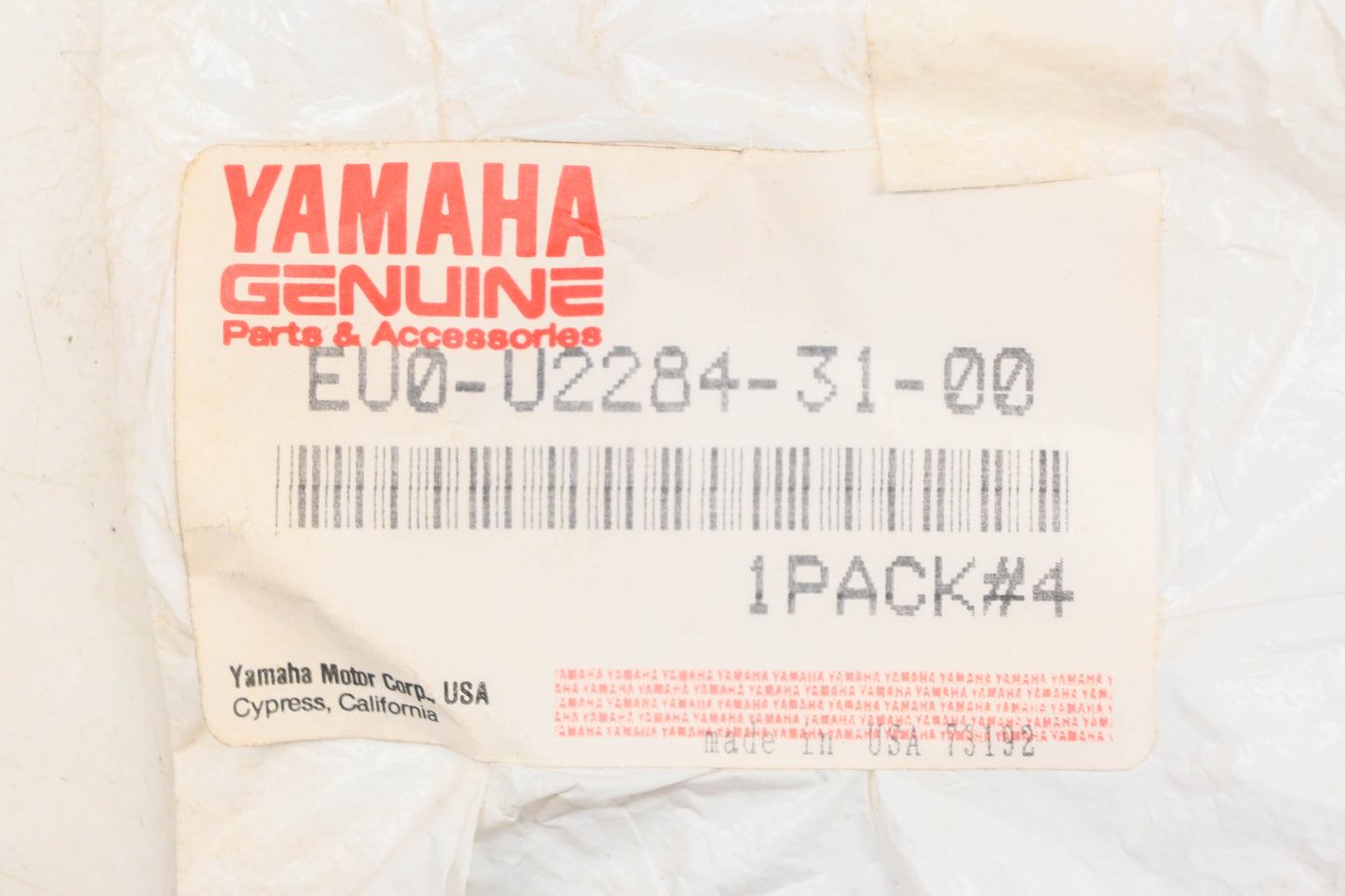 New OEM Yamaha EU0-U2284-31-00 Felt Packing NOS