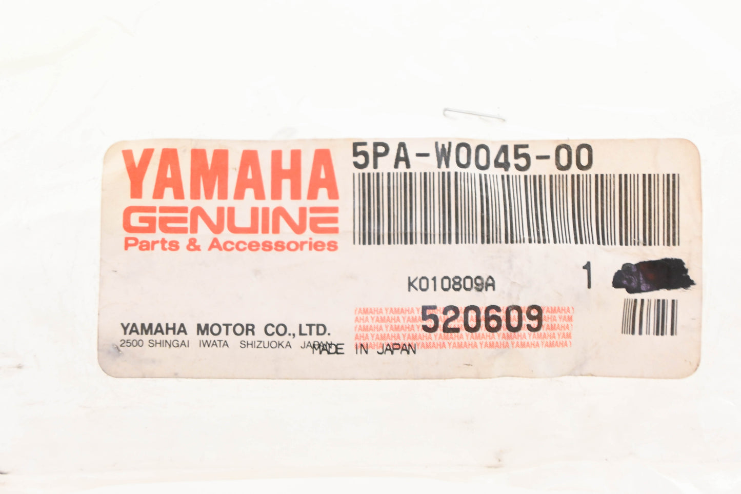 New OEM Yamaha 5PA-W0045-00-00 Brake Pad Kit NOS