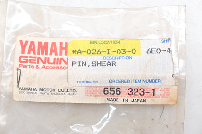 New OEM Yamaha 6E0-45615-00-00 Shear Pin NOS