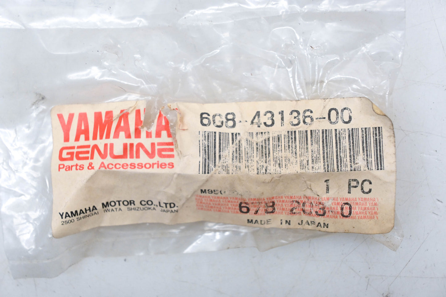 New OEM Yamaha 6G8-43136-00-00 Friction Piece NOS