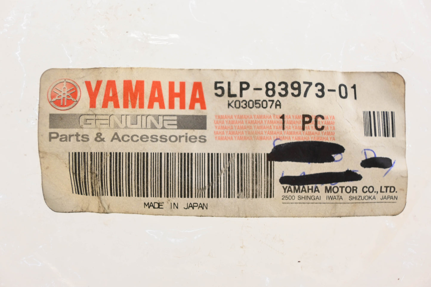 New OEM Yamaha 5LP-83973-01-00 Lefthand Engine Control Switch Assembly NOS