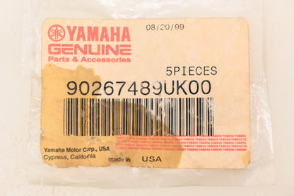 New OEM Yamaha 90267-489UK-00 Blind Rivets Qty 5 NOS