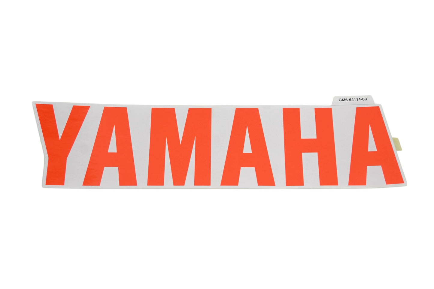 New OEM Yamaha GM6-64114-00-00 Red Emblem Decal NOS