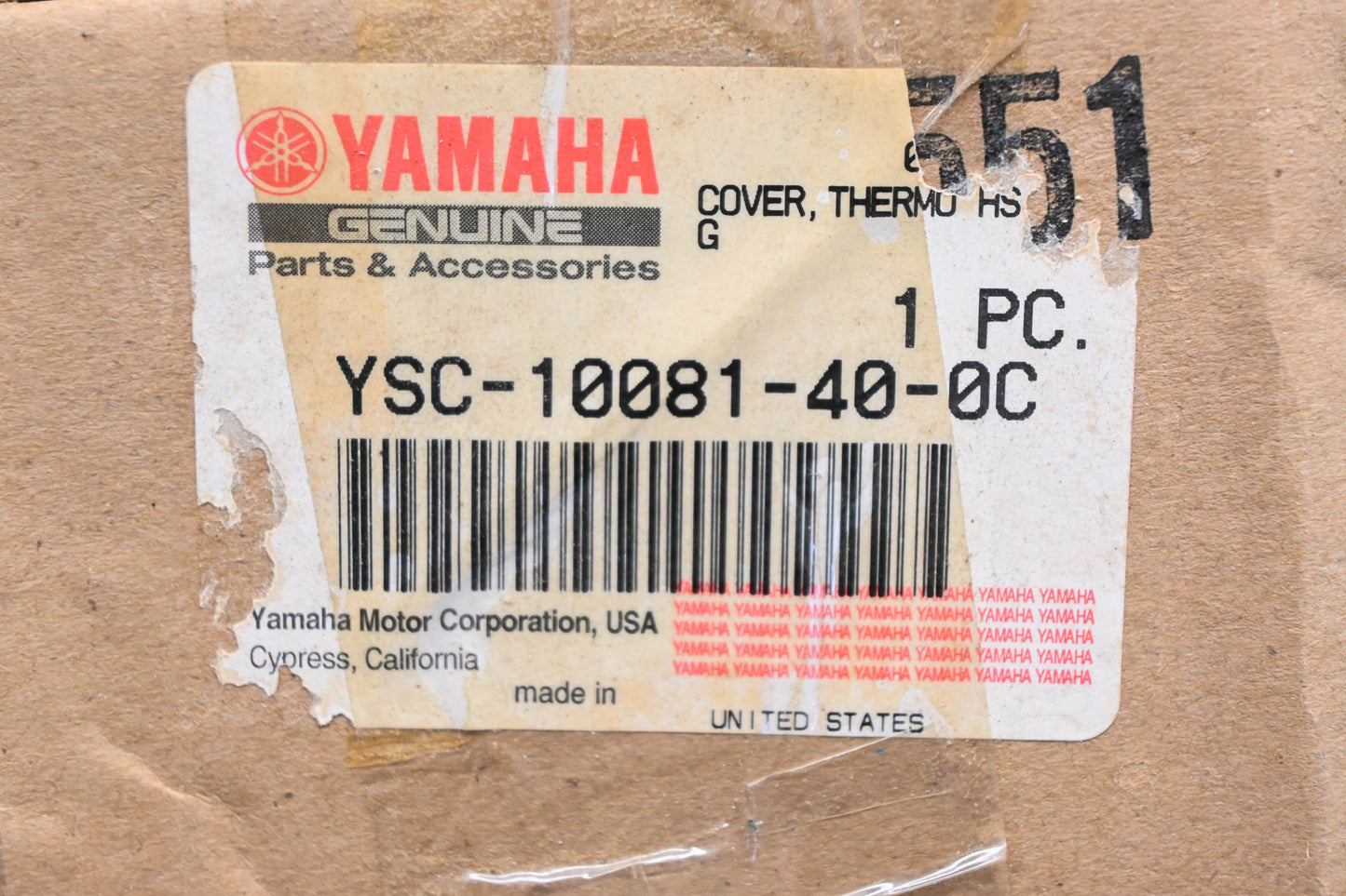 New OEM Yamaha YSC-10081-40-0C Thermostat Housing NOS