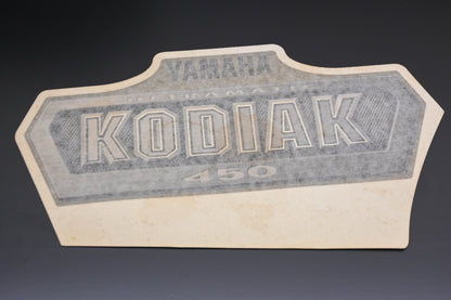 New OEM Yamaha 5ND-F1781-20-00 Kodiak 450 Emblem Decal NOS