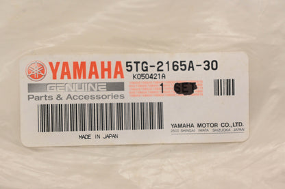 New OEM Yamaha 5TG-2165A-30-00 Titanium 5 Valve Emblem Decal Kit NOS