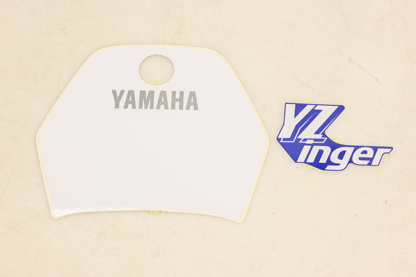 New OEM Yamaha 3RV-21570-40-00 YZinger Front Fender Graphic Decal Kit NOS
