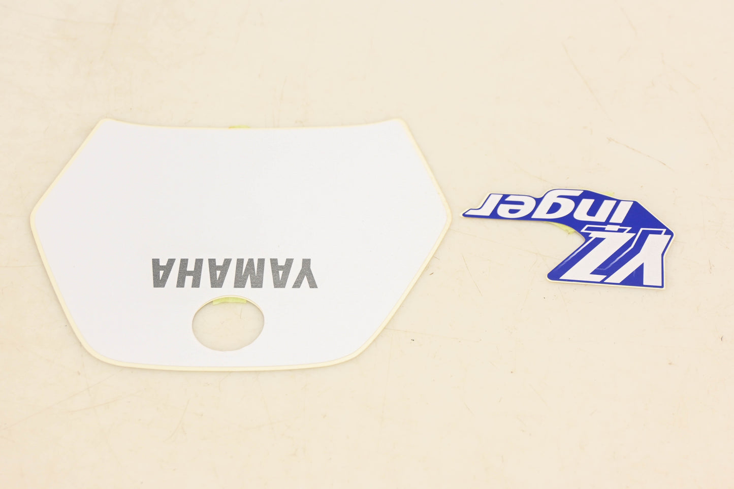New OEM Yamaha 3RV-21570-40-00 YZinger Front Fender Graphic Decal Kit NOS