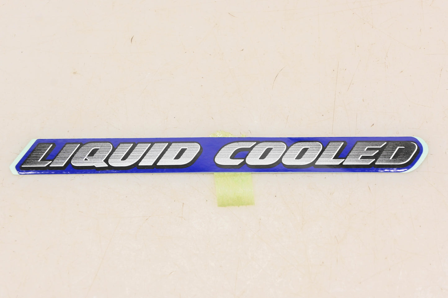 New OEM Yamaha 5LP-2163H-01-00 DPBSE Liquid Cooled Emblem Decal NOS