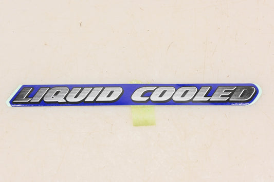 New OEM Yamaha 5LP-2163H-01-00 DPBSE Liquid Cooled Emblem Decal NOS