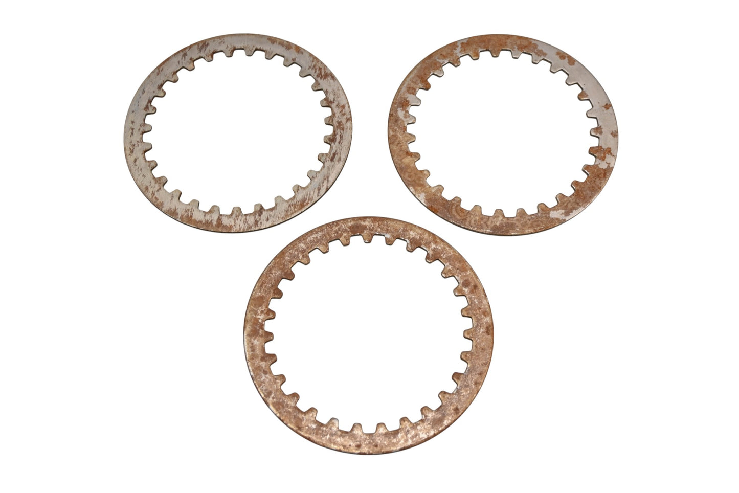 New OEM Yamaha 214-16324-00-00 Steel Clutch Plates Qty 3 NOS