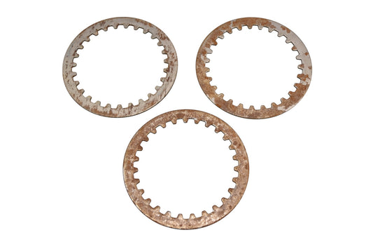 New OEM Yamaha 214-16324-00-00 Steel Clutch Plates Qty 3 NOS