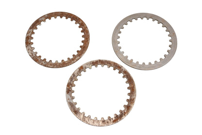 New OEM Yamaha 214-16324-00-00 Steel Clutch Plates Qty 3 NOS