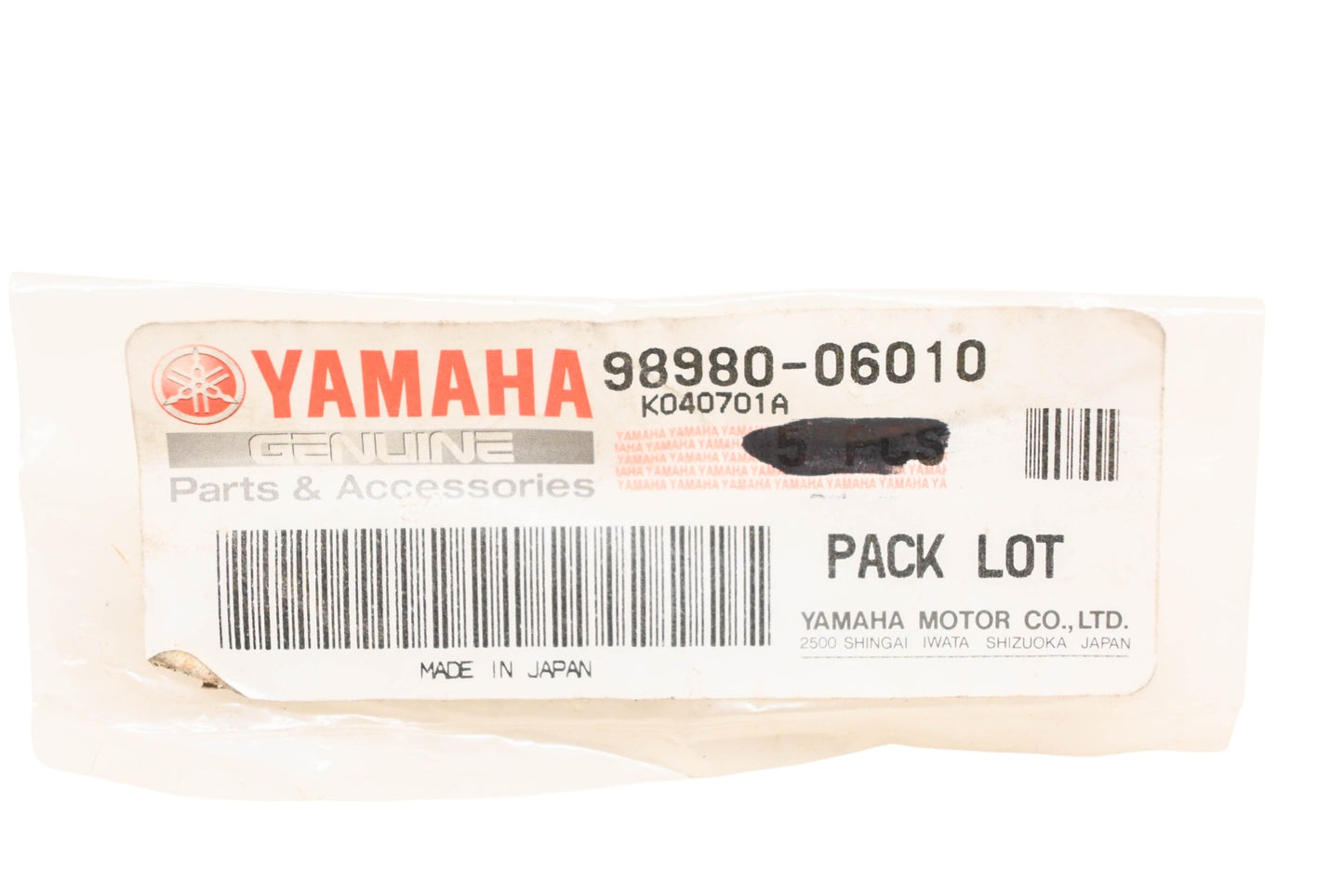 New OEM Yamaha 98980-06010-00 Binding Screws Qty 2 NOS