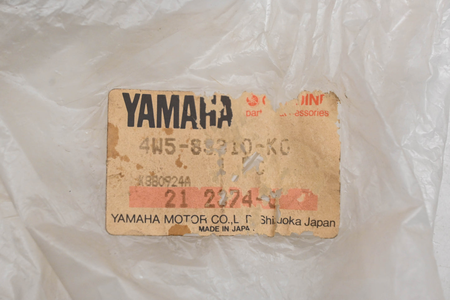 New OEM Yamaha 4W5-83310-K0-00 Front Turn Signal Assembly NOS