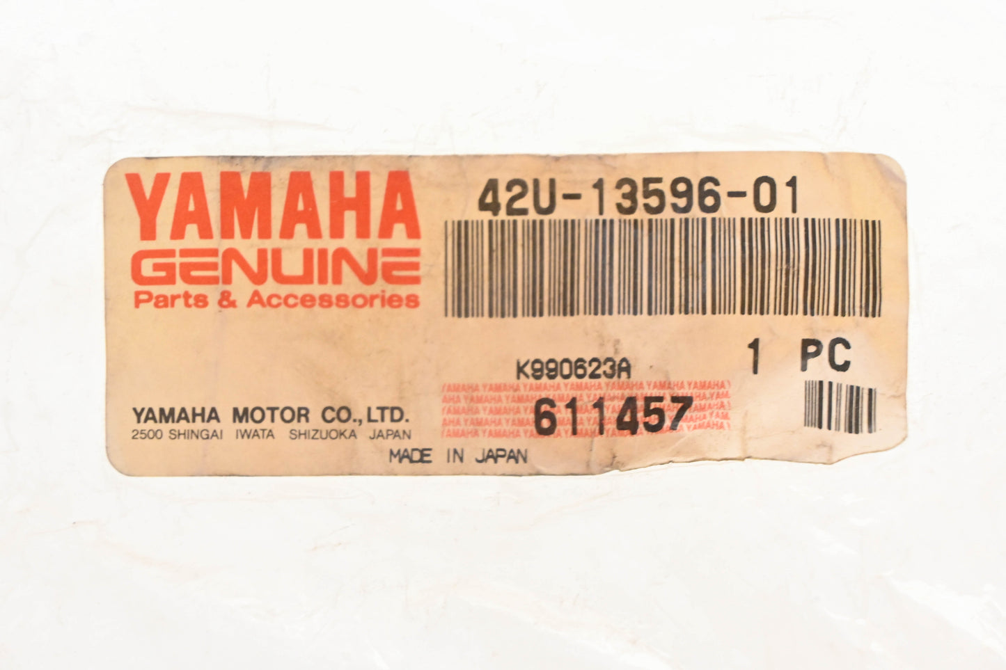 New OEM Yamaha 42U-13596-01-00 Carburetor Intake Boot NOS