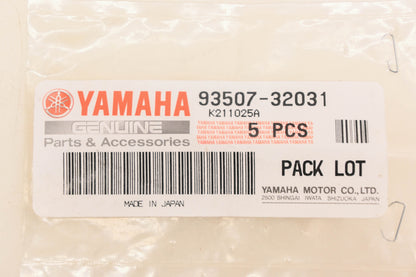 New OEM Yamaha 93507-32031-00 Ball Bearings 7/32" Qty 5 NOS