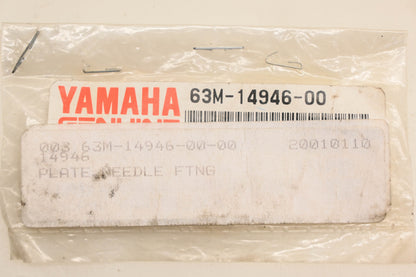New OEM Yamaha 63M-14946-00-00 Needle Fitting Plate NOS