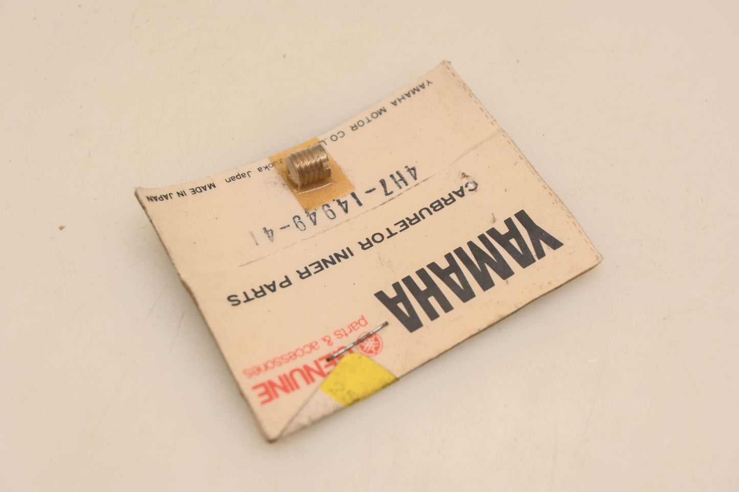 New OEM Yamaha 4H7-14949-41-00 Pilot Jet NOS