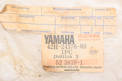 New OEM Yamaha 42H-24376-00-00 Fuel Tank Pipe NOS