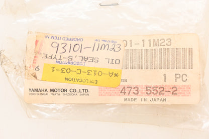 New OEM Yamaha 93101-11M23-00 S-Type Oil Seal NOS