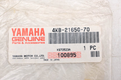 New OEM Yamaha 4KB-2165G-70-00 Red 4x4 Decal NOS