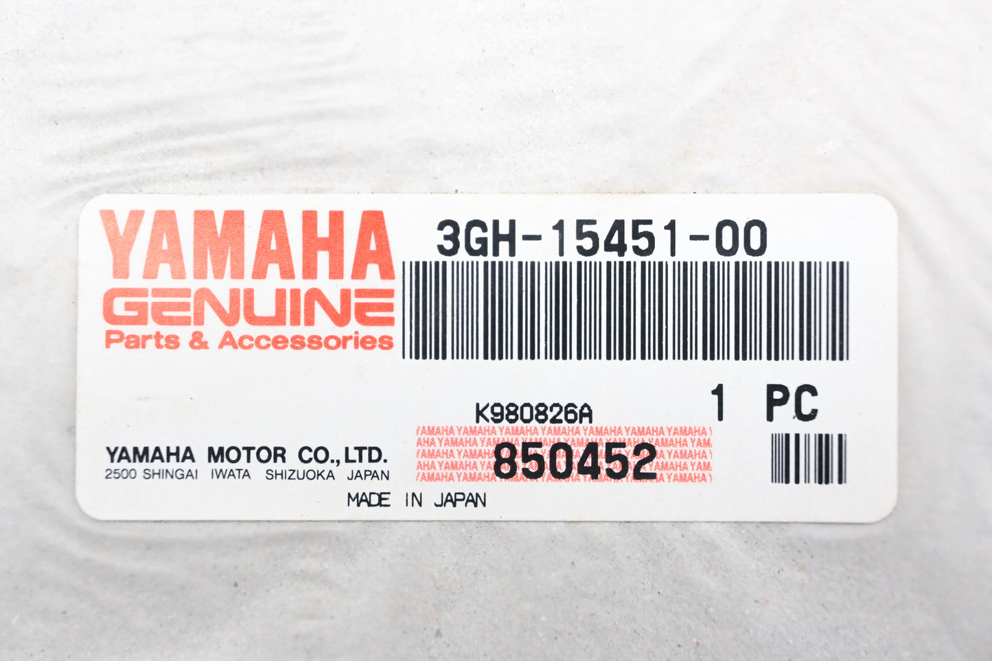 New OEM Yamaha 3GH-15451-00-00 Generator Cover Gasket NOS