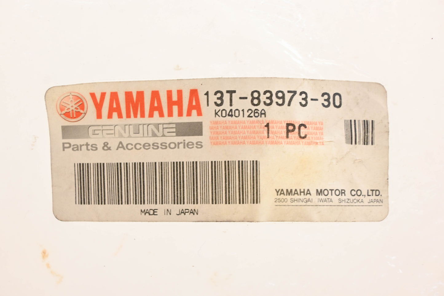 New OEM Yamaha 13T-83973-30-00 Lefthand Control Switch Assembly NOS