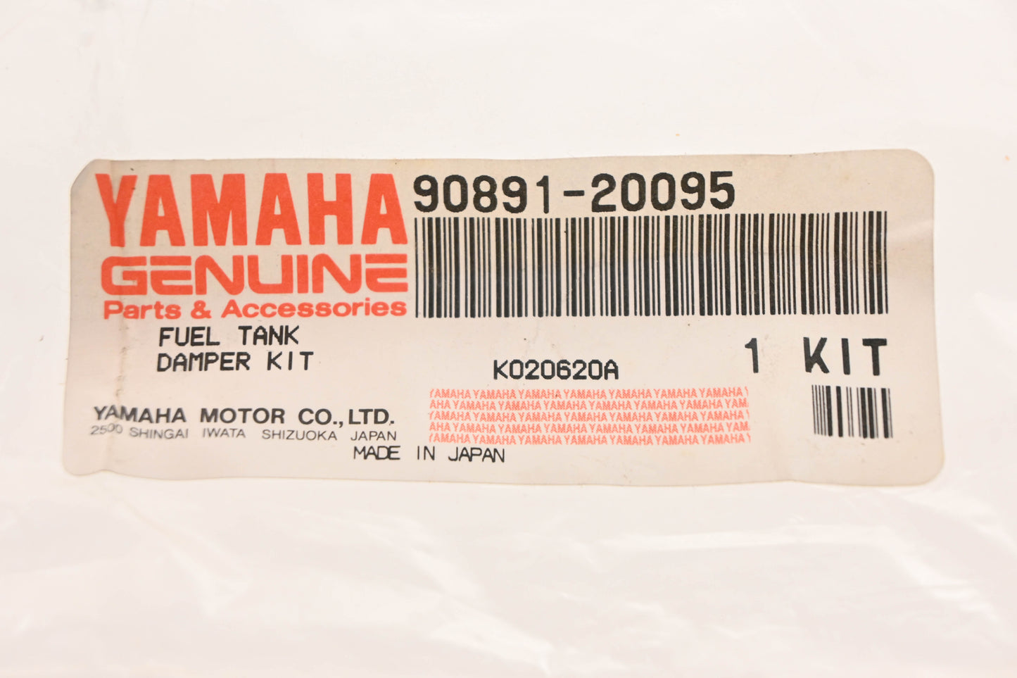 New OEM Yamaha 90891-20095-00 Fuel Tank Damper Kit NOS