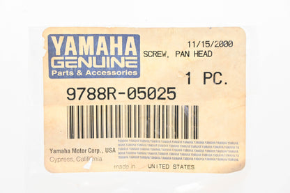 New OEM Yamaha 9788R-05025-00 Pan Head Screw NOS