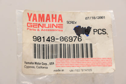 New OEM Yamaha 90149-06976-00 Screws Qty 3 NOS