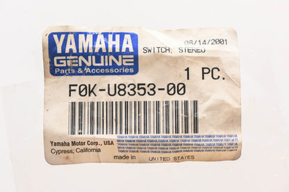 New OEM Yamaha F0K-U8353-00-00 Stereo Switch NOS