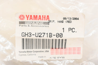 New OEM Yamaha GH3-U271B-00-00 Red Grab Bar Handle NOS