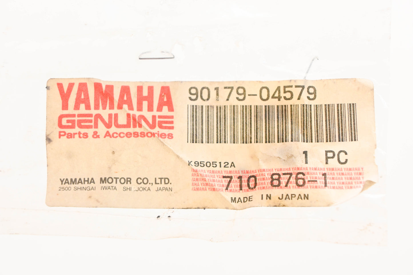 New OEM Yamaha 90179-04579-00 Well Nut NOS