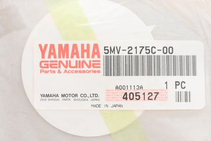 New OEM Yamaha 5MV-2175C-00-00 Tuning Fork Emblem Decal NOS