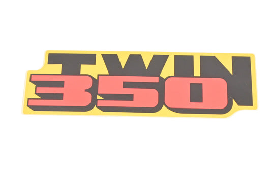 New OEM Yamaha 3GG-21783-A0-00 Twin 350 Emblem Decal NOS