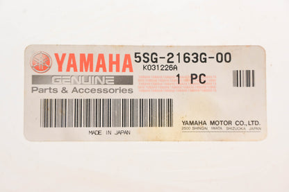 New OEM Yamaha 5SG-2163G-00-00 Blue YZ250F Emblem Decal NOS