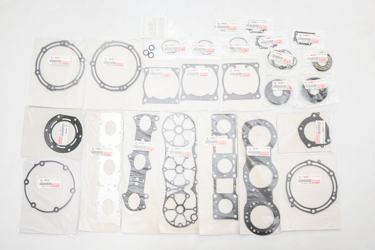 New OEM Yamaha 66V-W0001-00-00 Top End Gasket Kit NOS
