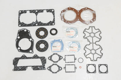 New OEM Yamaha 6M6-W0001-01-00 Top End Gasket Kit NOS