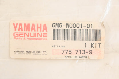 New OEM Yamaha 6M6-W0001-01-00 Top End Gasket Kit NOS
