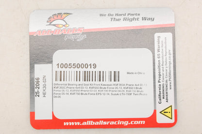 All Balls 25-2066, HEK30-02N, 10005500019 Differential Bearing & Seal Kit NOS