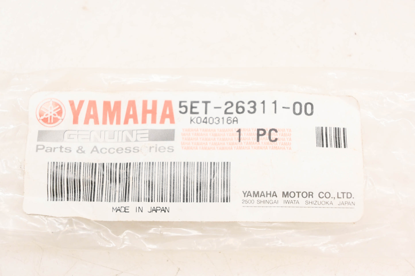 New OEM Yamaha 5ET-26311-00-00 Throttle Cable NOS