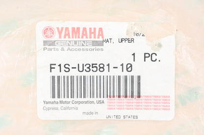 New OEM Yamaha F1S-U3581-10-00 Waverunner Upper Mat NOS